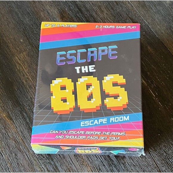 Gift Republic Games Escape The 8s 80s 980s Escape Room Game